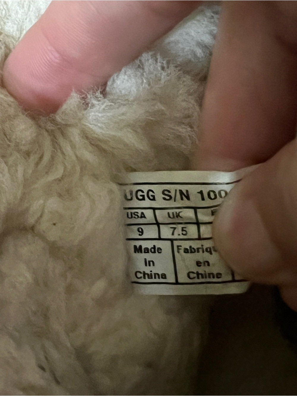 UGG Chestnut/Tan Suede Moccasin Slippers with Cream Shearling - Picture 7 of 7